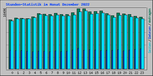 Stunden-Statistik im Monat Dezember 2022